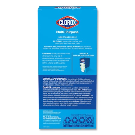 Clorox Cleaners & Detergents, 20 fl oz (1.13 fl oz Refill) Bottle, Liquid 60160